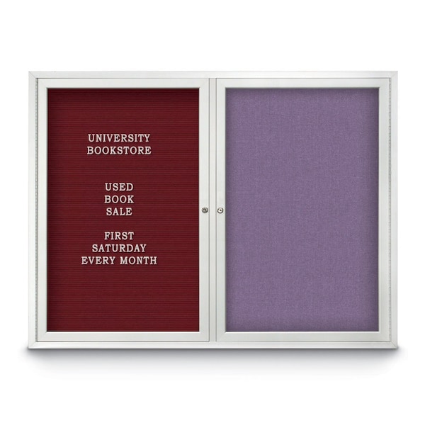 Corkboard, 36"x36", Medium Grey/Black